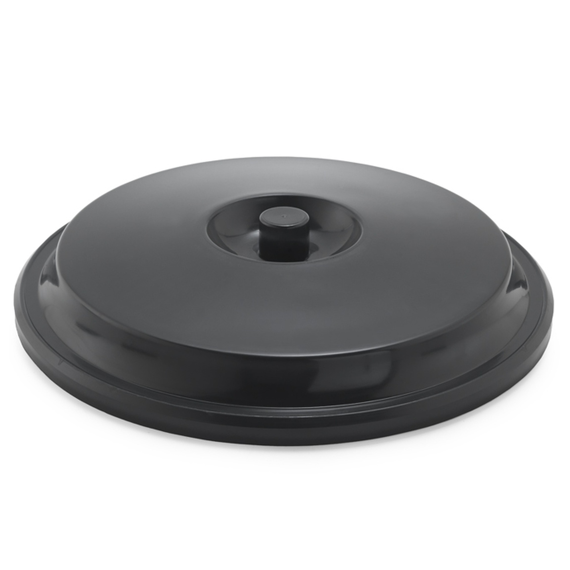 Tapa negra de polipropileno para cubo de basura 100