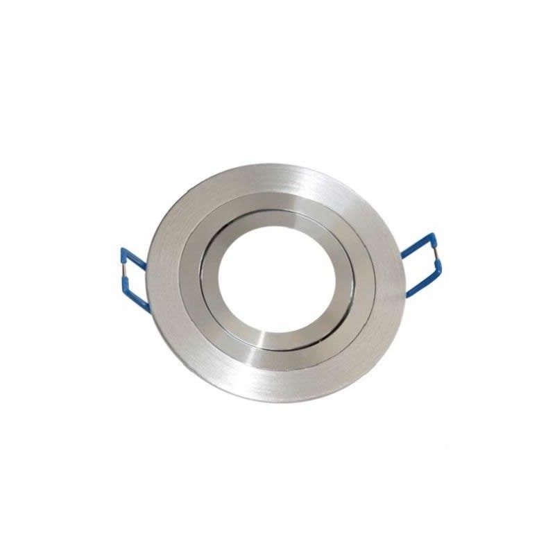 Aro empotrable redondo de aluminio orientable para bombilla LED gsc 0701952