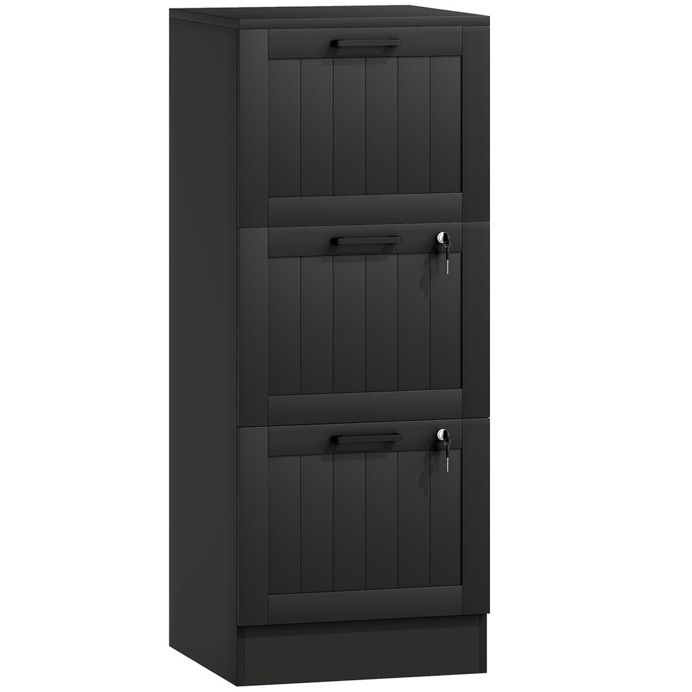 Cajonera de oficina 40x40x101 cm mdf Homcom, oficina - muebles de oficina