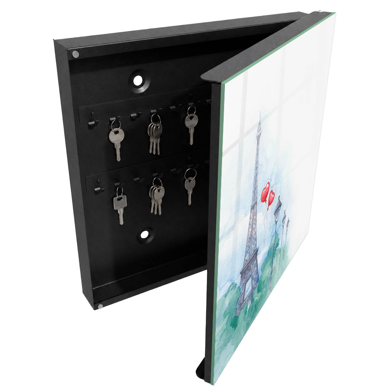 Armario para llaves decorativo 30x30x5, apertura derecha tulup