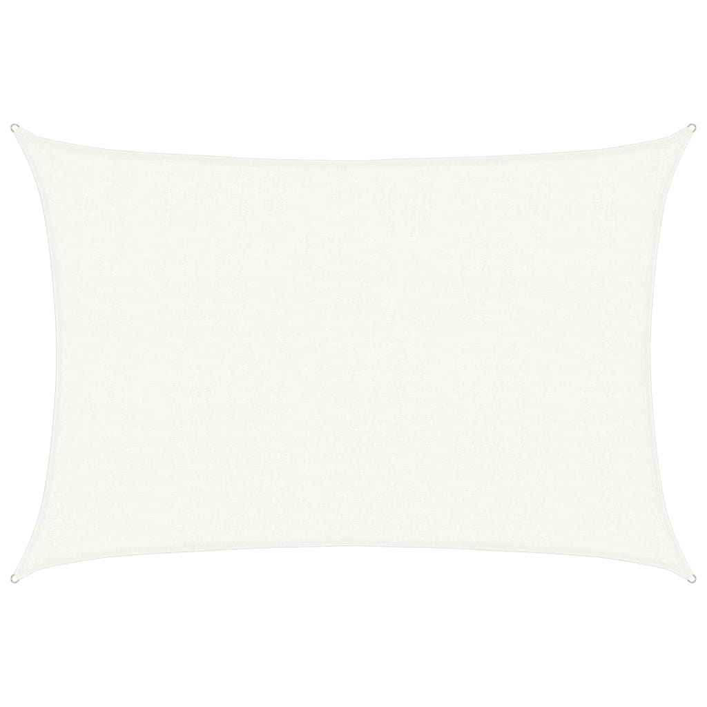Toldo de vela hdpe blanco 160 g/m² 2,5x4 m