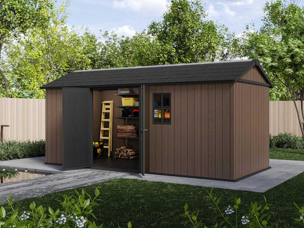 Caseta cobertizo resina jardin newton 7517 / 1775 keter