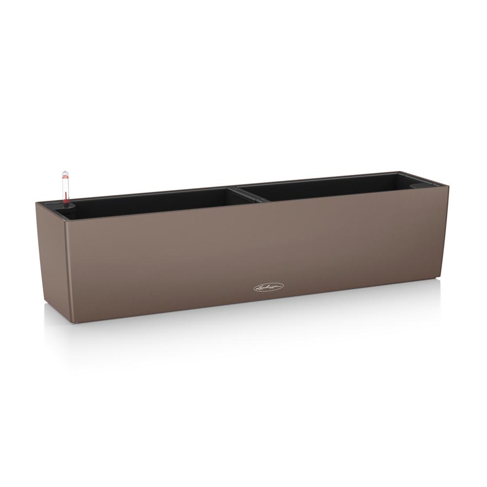 Maceta balconera color 80 - kit completo, nuez moscada - 80 cm