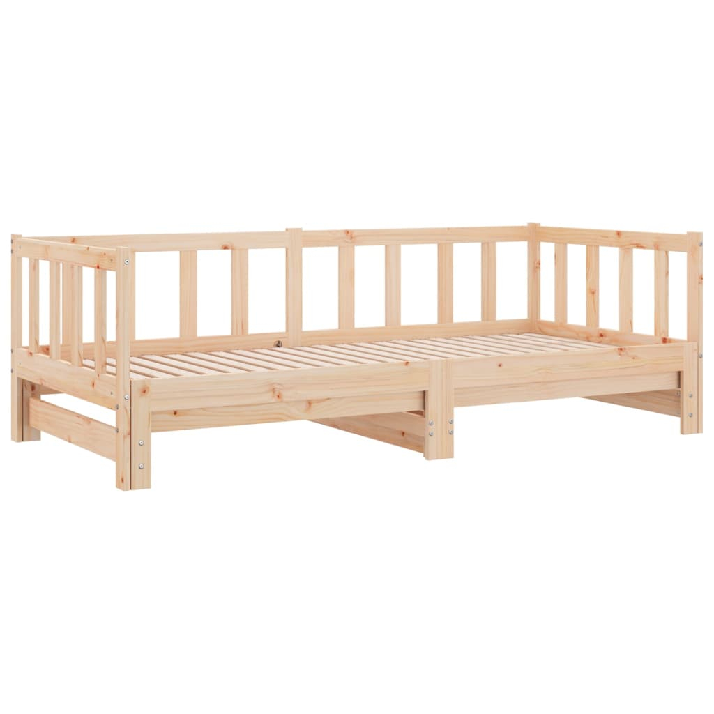 vidaXL sofá cama nido madera maciza de pino 90x200 cm