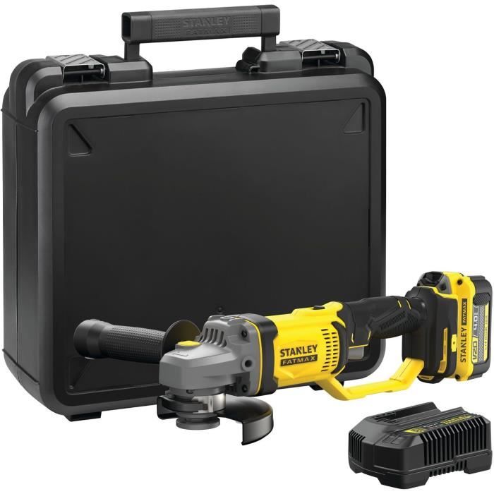 Amoladora sin cable - 18v - stanley fatmax v20 - sfmcg400m1k-qw - 125mm - b