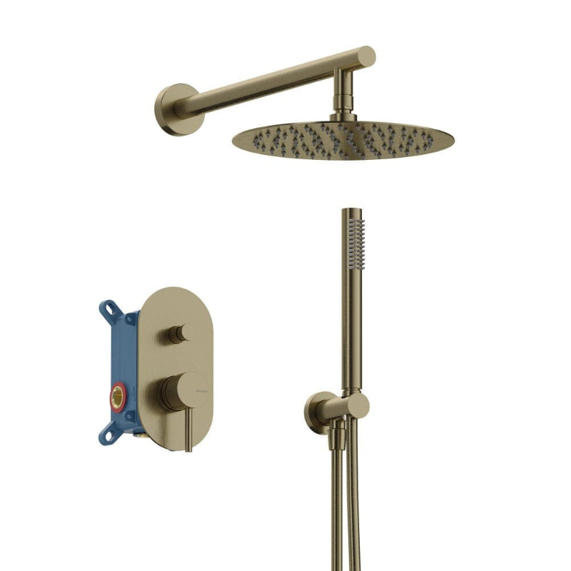 Kit ducha empotrado loop cromado