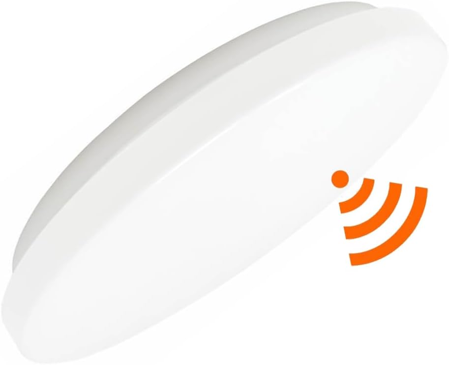 Plafon techo sensor de movimiento circular 31cm, 3cct 2700k 4000k 5700k