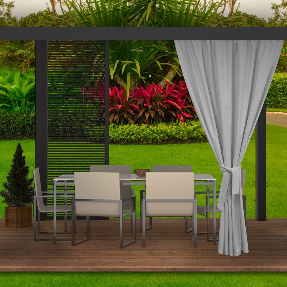 Cortinas para exterior, cortinas para balcones 1x155x240cm gris