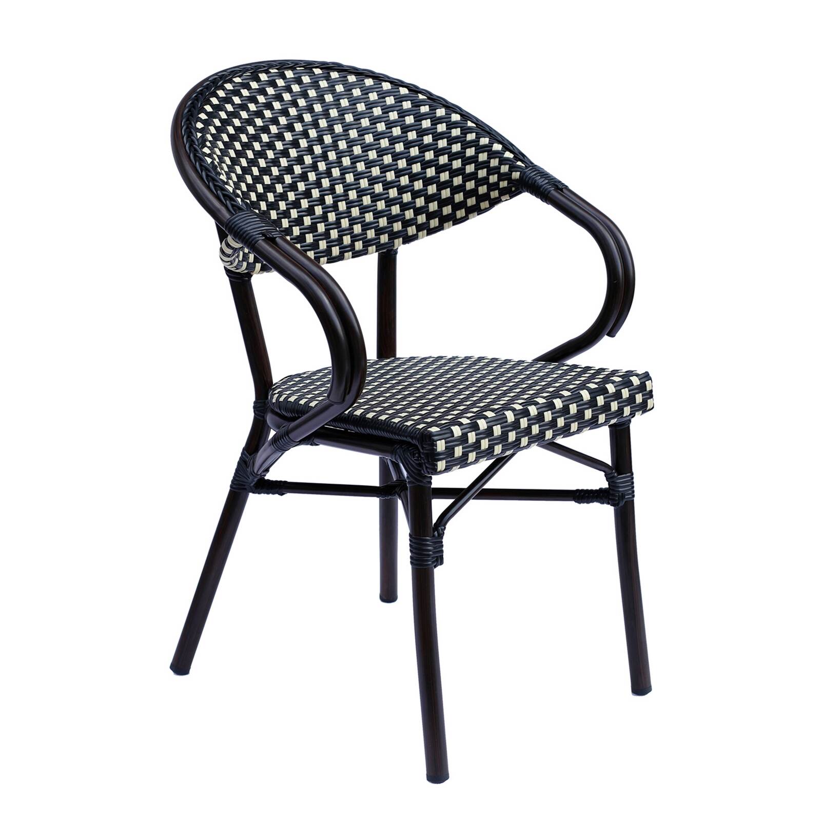 Oviala - sillón de aluminio negro