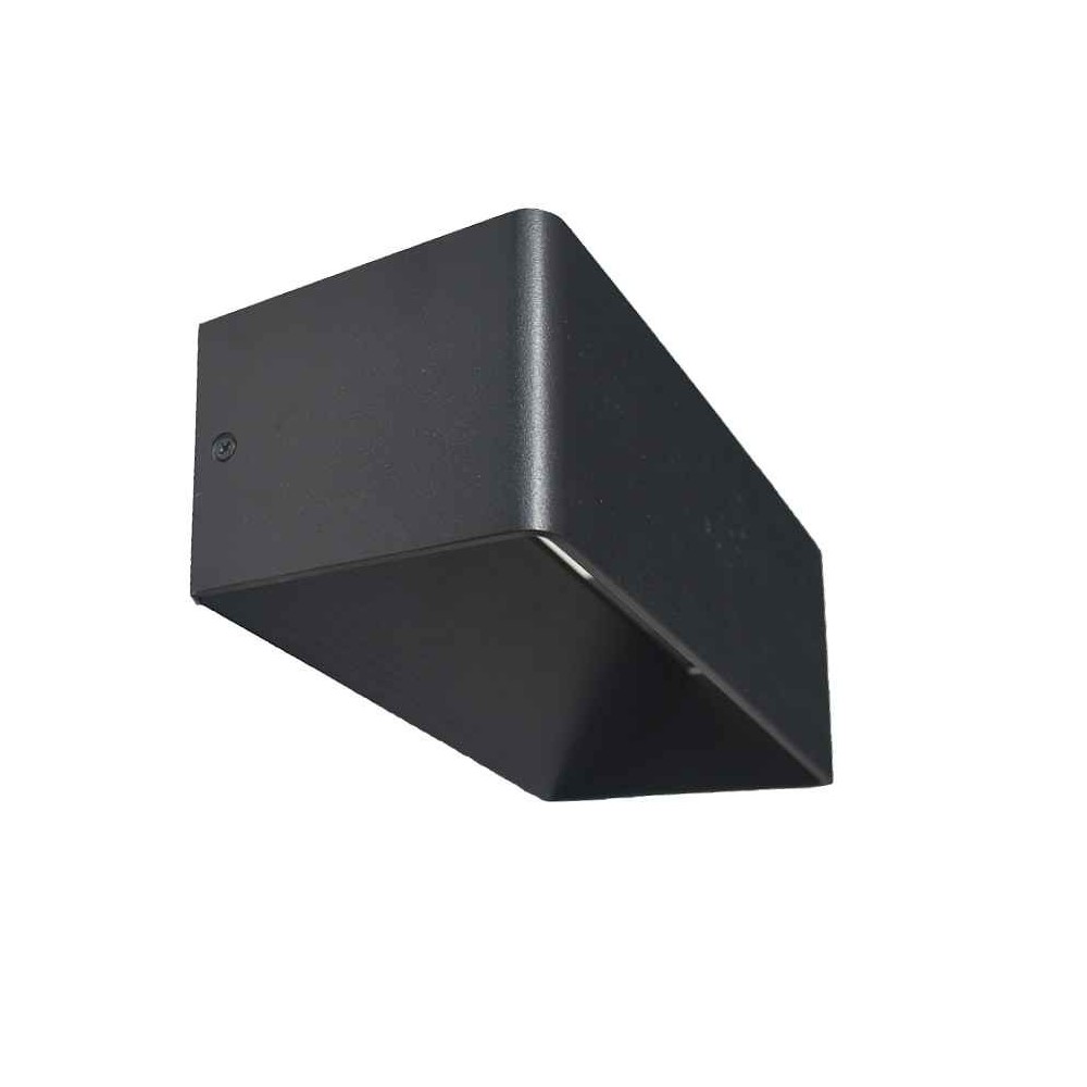 Aplique de pared maya negro neutra 20cm