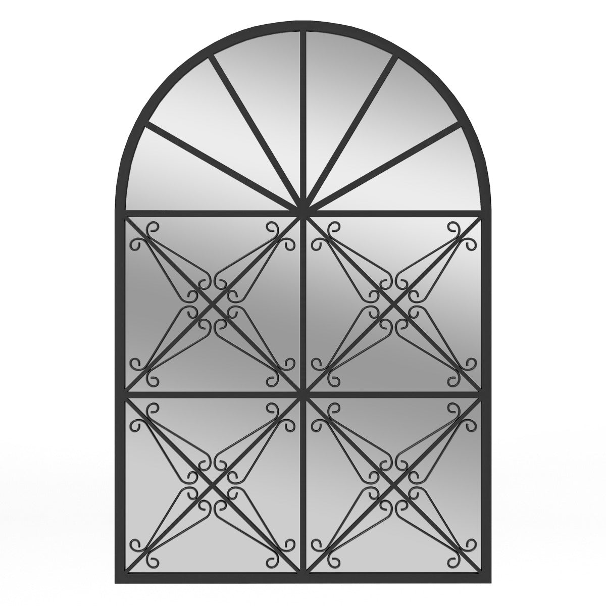 Espejo decorativo arqueado 58 x 87 cm elegante ilusión