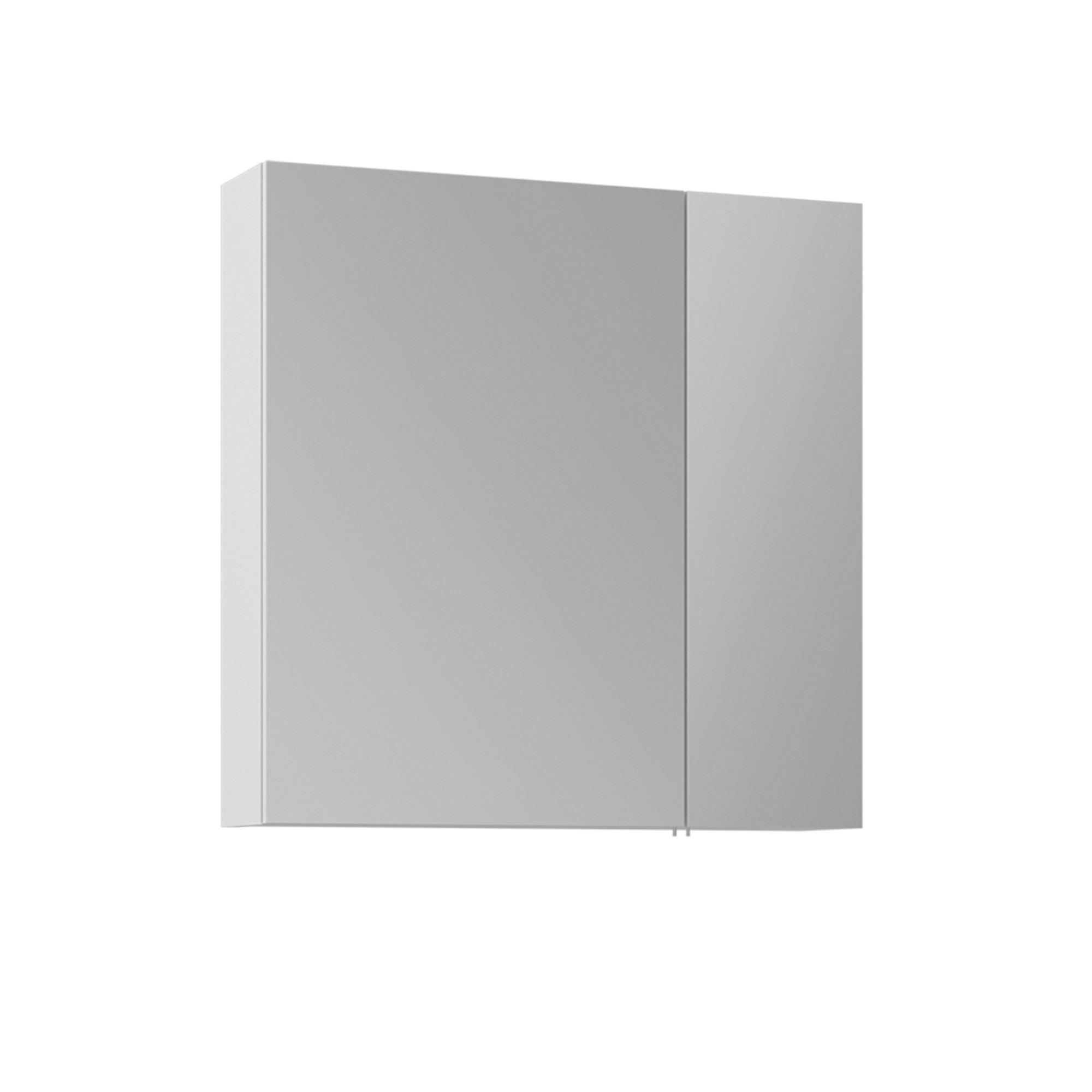 Mueble de baño con espejo <<nuvola 60 v2>> - 66 x 16 x 60 cm - blanco