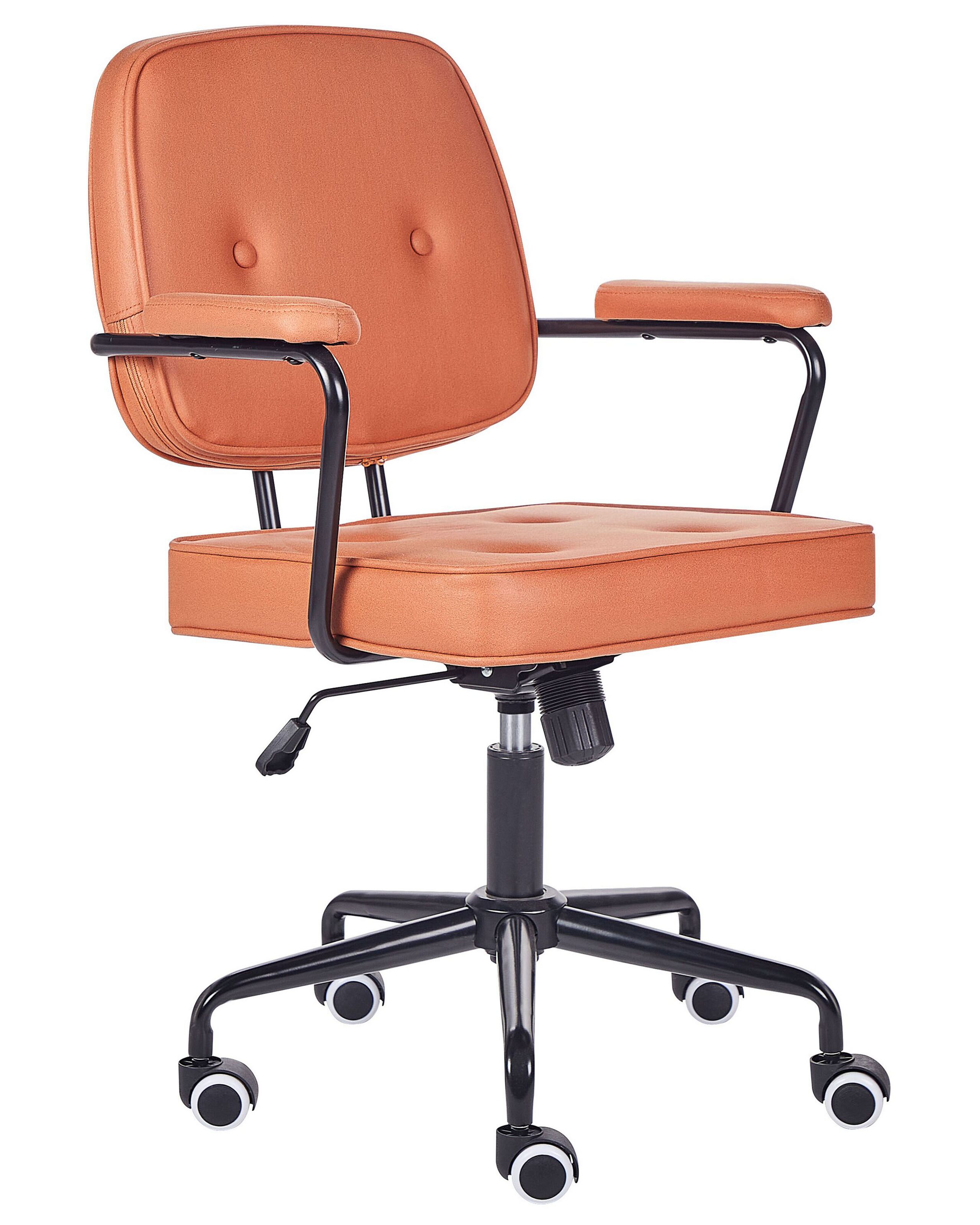 Silla de escritorio pawnee tela naranja