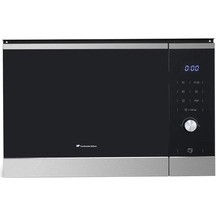 Microondas grill empotrado continental edison cemo25gine negro acero inoxid