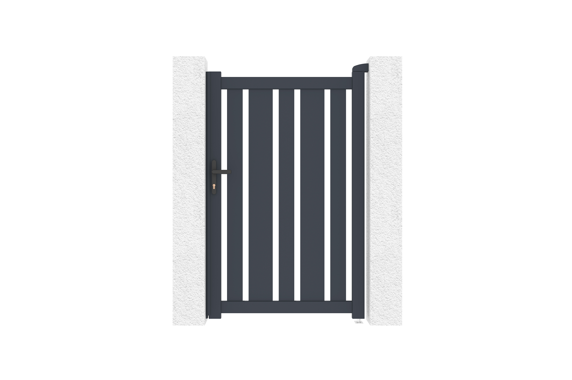 Puerta peatonal de aluminio 1m veymont a.160cm