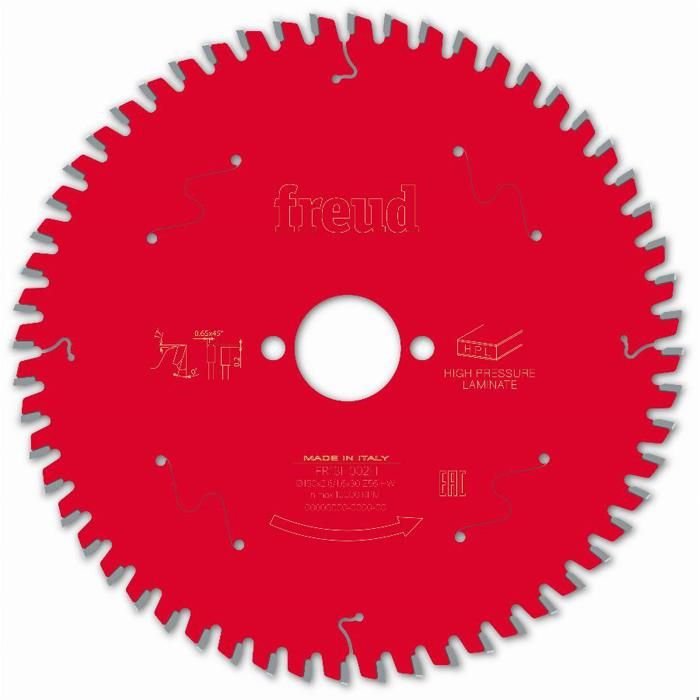 Sierra circular portátil freud - ø190 2,6/1,6 al30 z56 tp 0° - f03fs09868 -