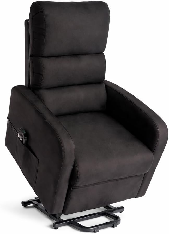 Dupi sillón relax eléctrico confort | levanta personas | negro