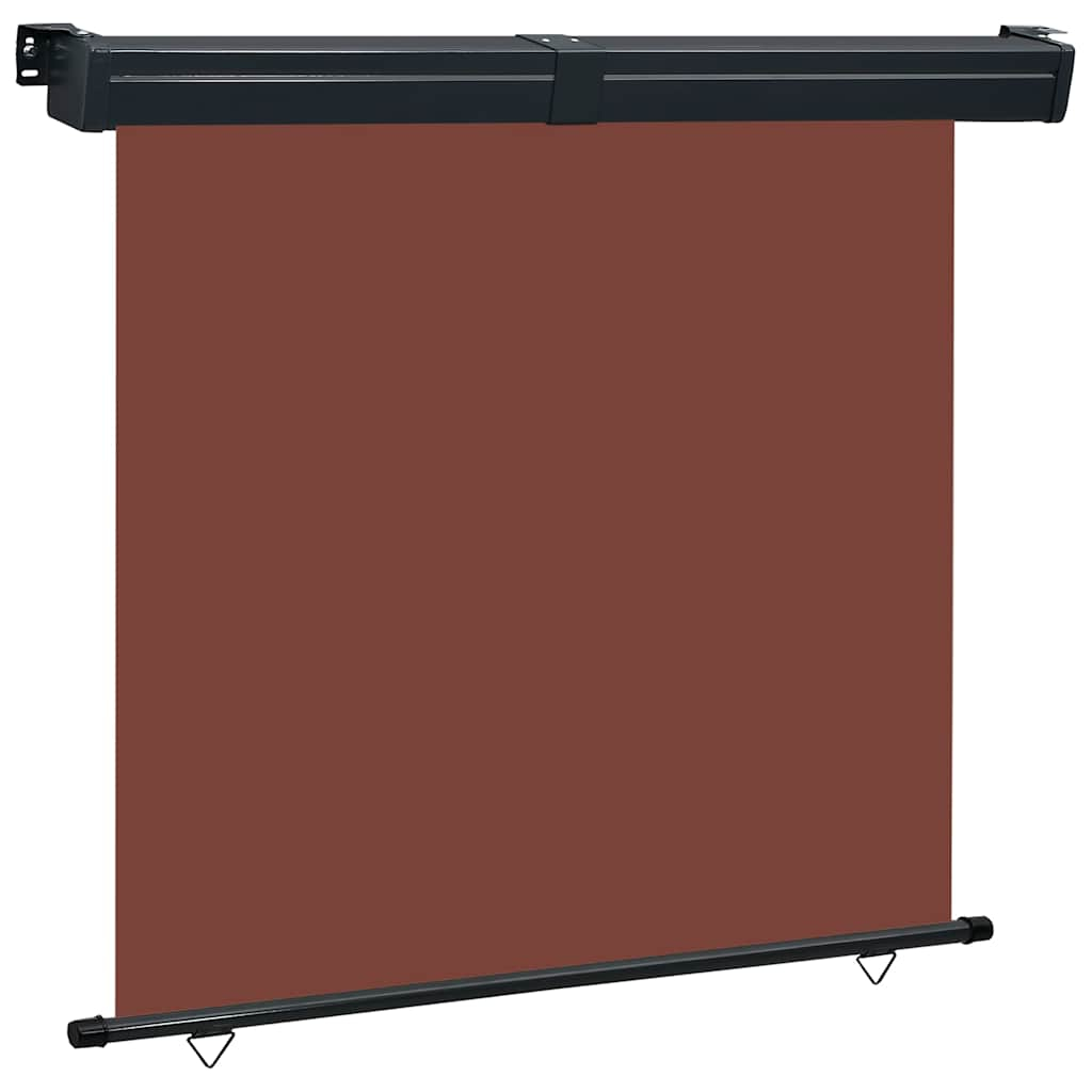 vidaXL toldo lateral de balcón marrón 175x250 cm