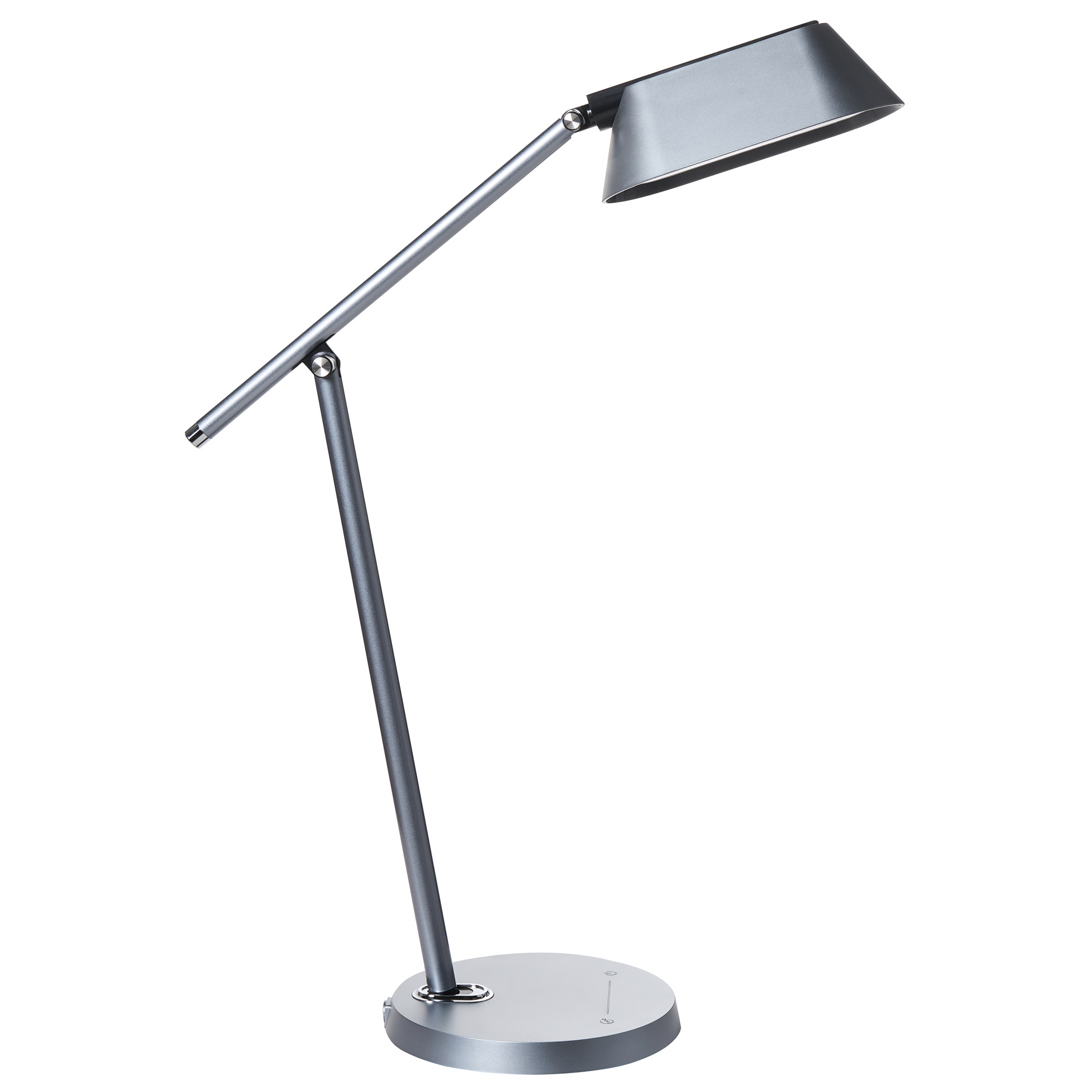 Lámpara LED de escritorio leonis con regulador de intensidad gris