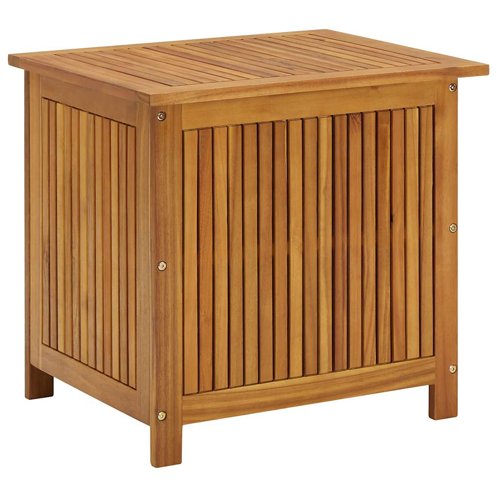 vidaXL caja de almacenaje de jardín madera maciza acacia 60x50x58 cm