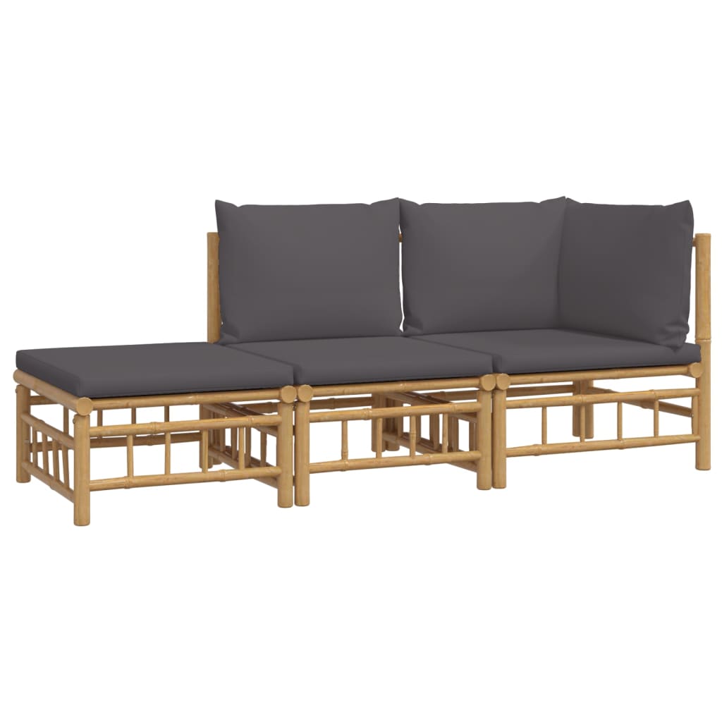 Conjunto de muebles de jardín y exterior 3 piezas