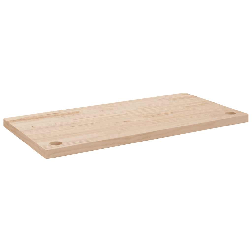 vidaXL tablero de escritorio madera maciza de pino 80x40x2,5 cm