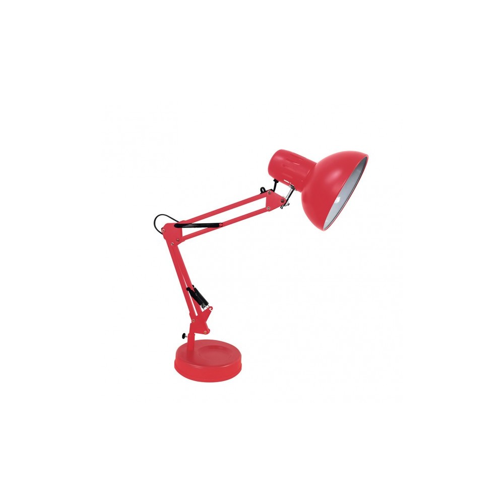 Rutilo desk lamp 1xe27 metal red