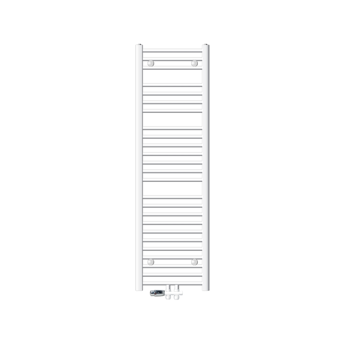 Radiador toallero de baño sahara 400 x 1500 mm blanco