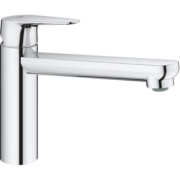 Grifo para fregadero de cocina grohe start curve, aireador de ahorro de agu