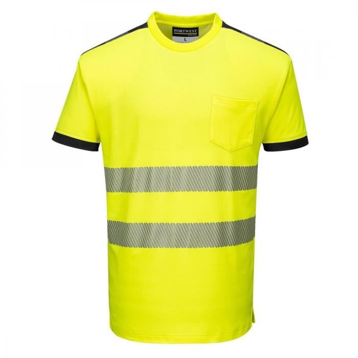 Portwest - camiseta de manga corta pw3 hv