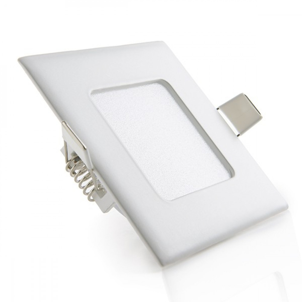 Placa LED 3w 300lm 6000ºk cuadrada 40.000h [gr-rdp02-3w-cw]