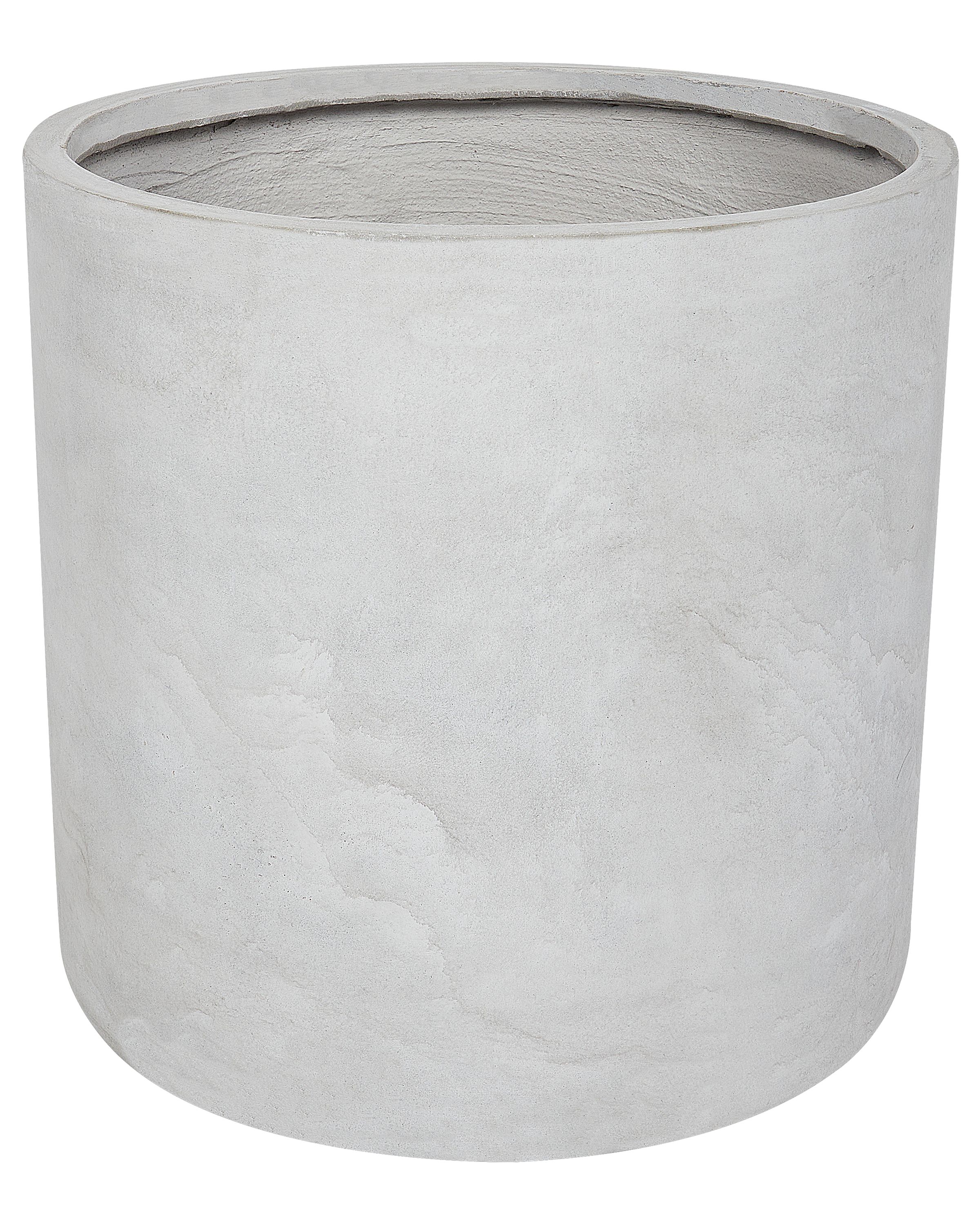 Maceta messene 51 cm gris claro