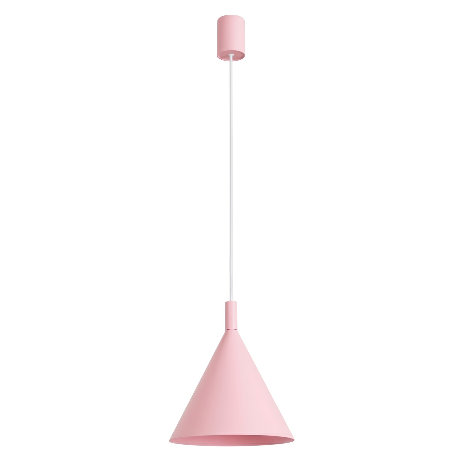 Lámparas colgantes nox 1 rosa acero 24.5x140x24.5cm