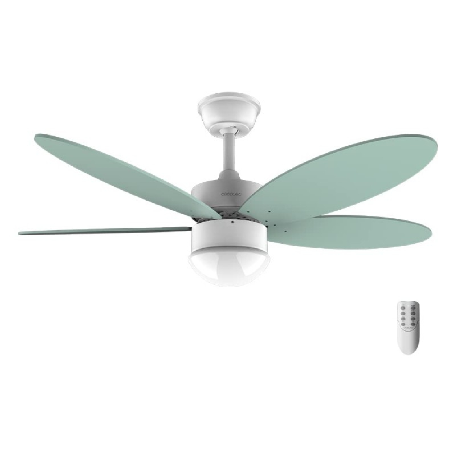 Cecotec ventilador de techo con luz energysilence aero 4260 mint. 40 w