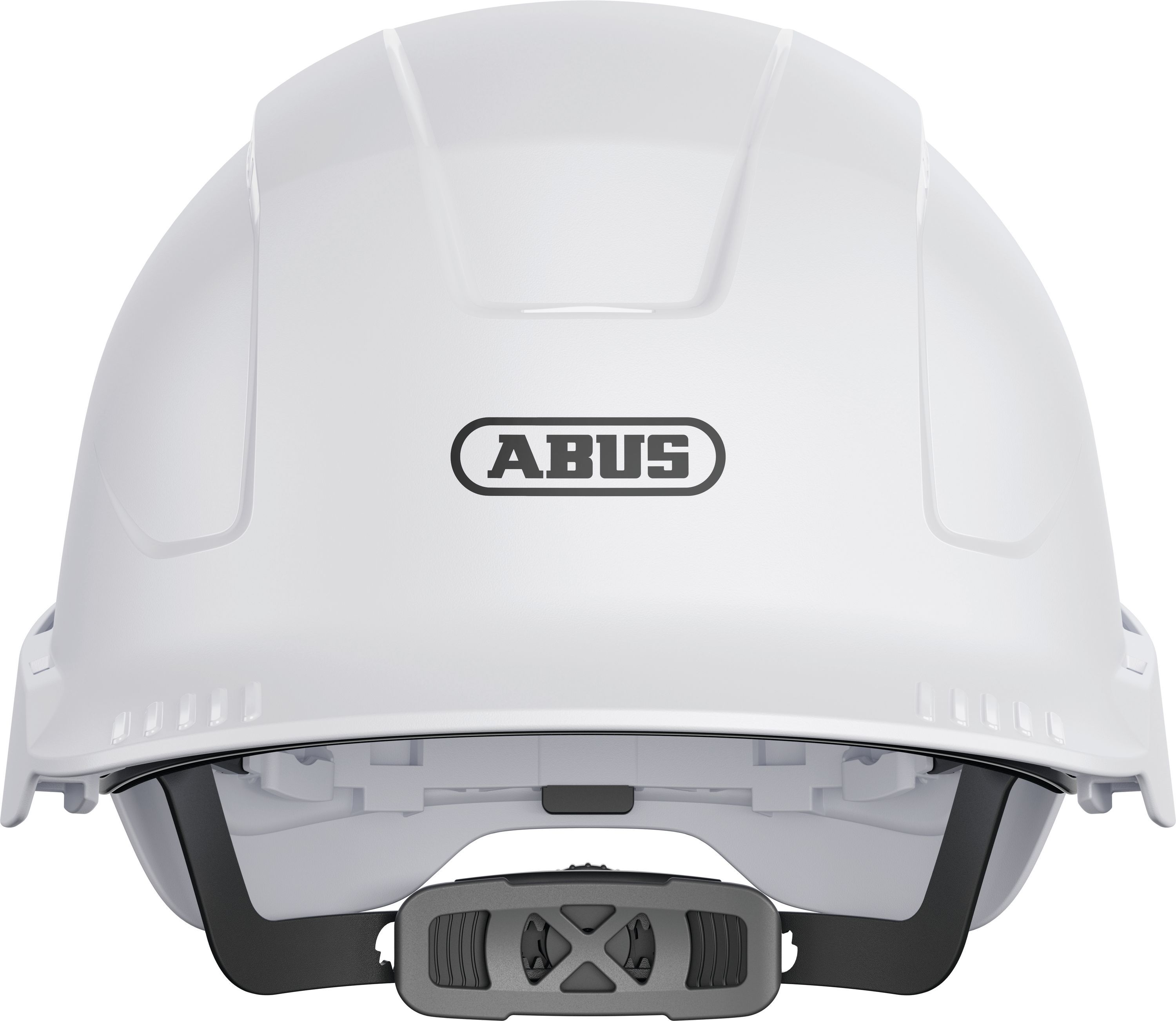 Casco de protección industrial - abus - scator - blanco polar