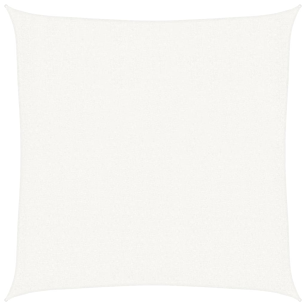 vidaXL toldo de vela blanco hdpe 160 g/m² 2,5x2,5 m