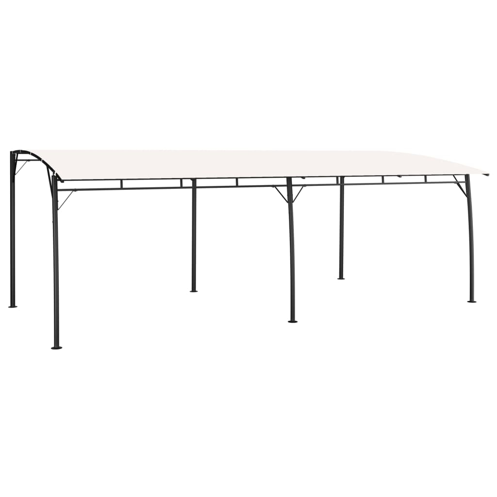 vidaXL toldo parasol de jardín color crema 6x3x2,55 m