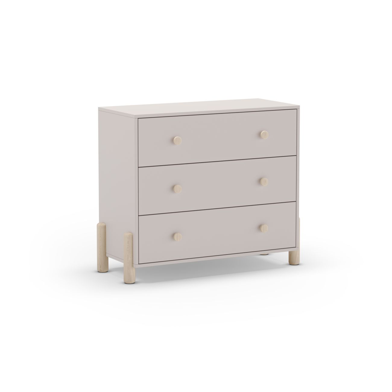Cómoda misty dawn beige - oak soft
