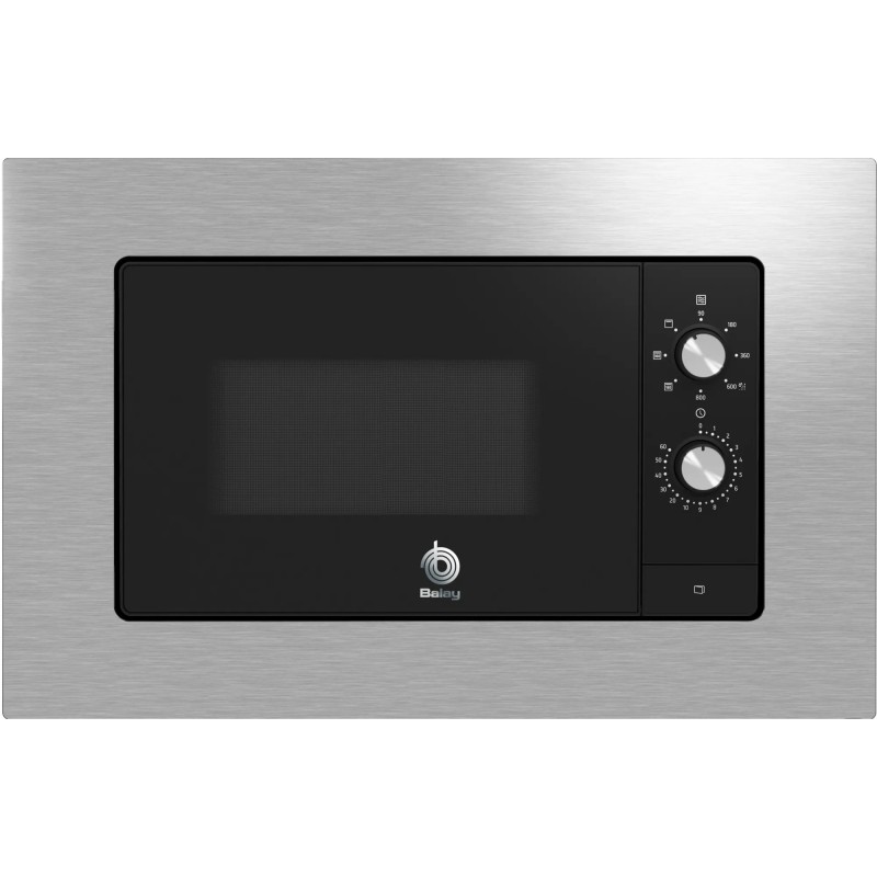 Microondas encastrable balay 3cg6112x3 20 l negro/inox con grill