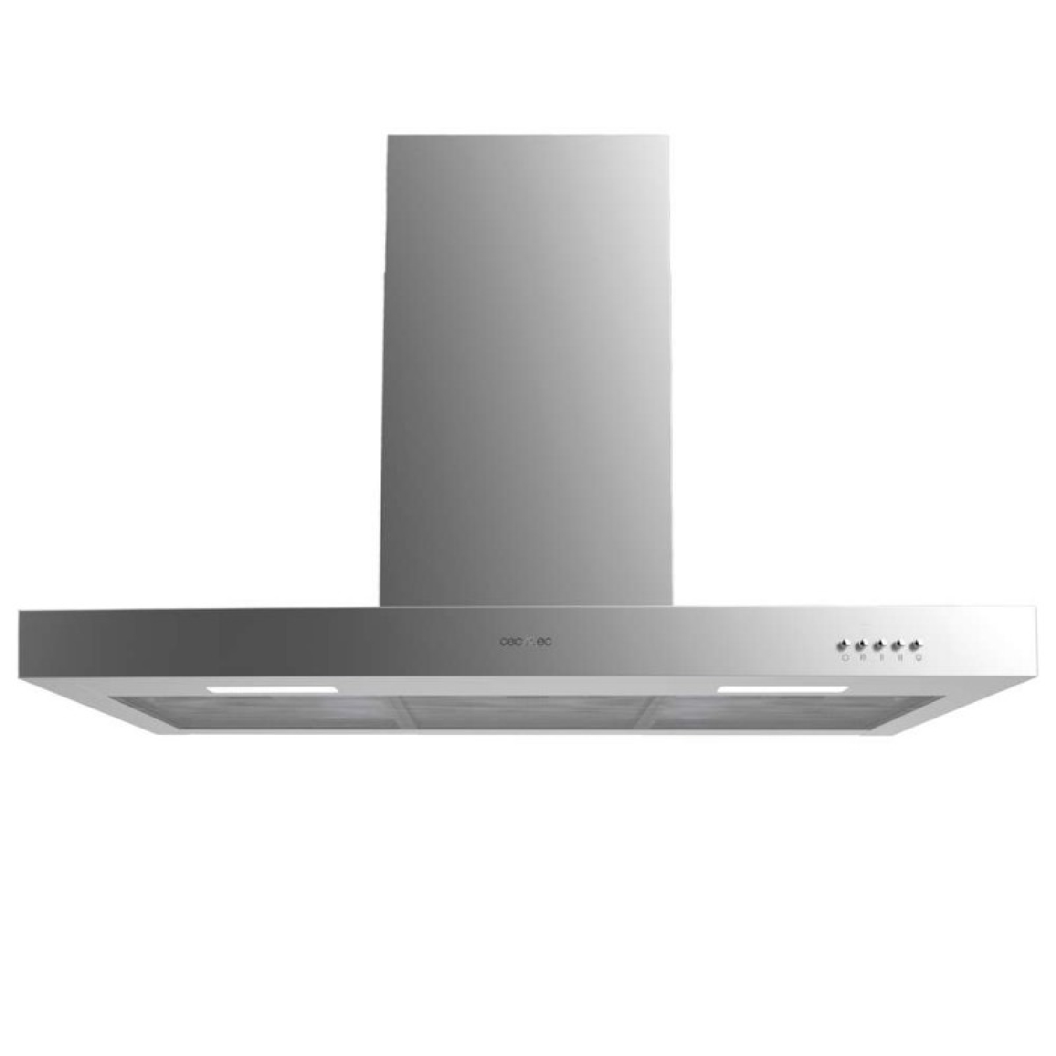 Cecotec campana extractora 90 cm bolero flux tm 906500 inox a. Motor 165w