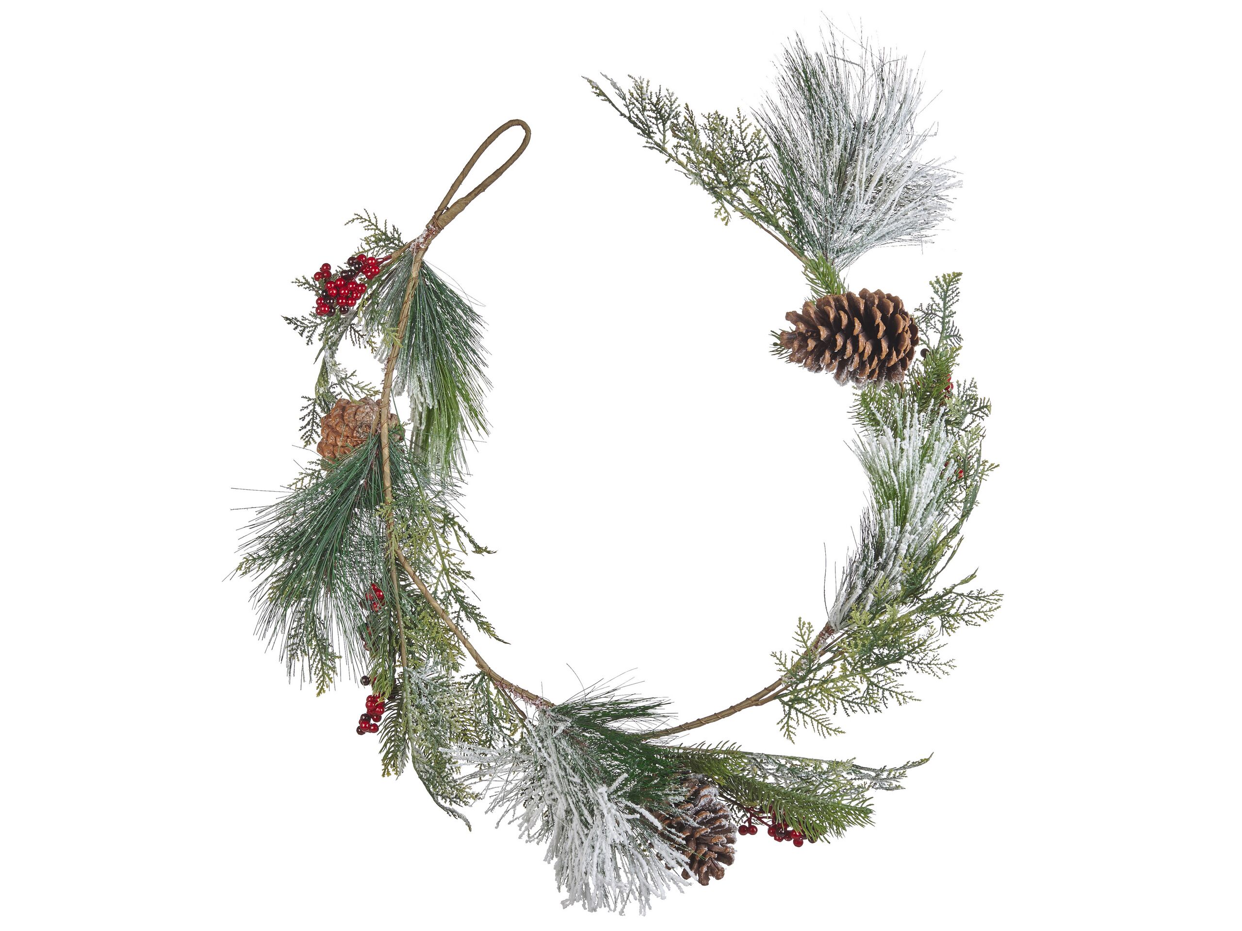 Guirnalda de navidad soria 150 cm verde