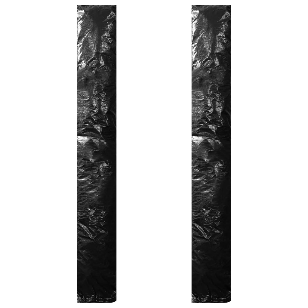 vidaXL fundas de sombrilla con cremallera 2 unidades pe 250 cm