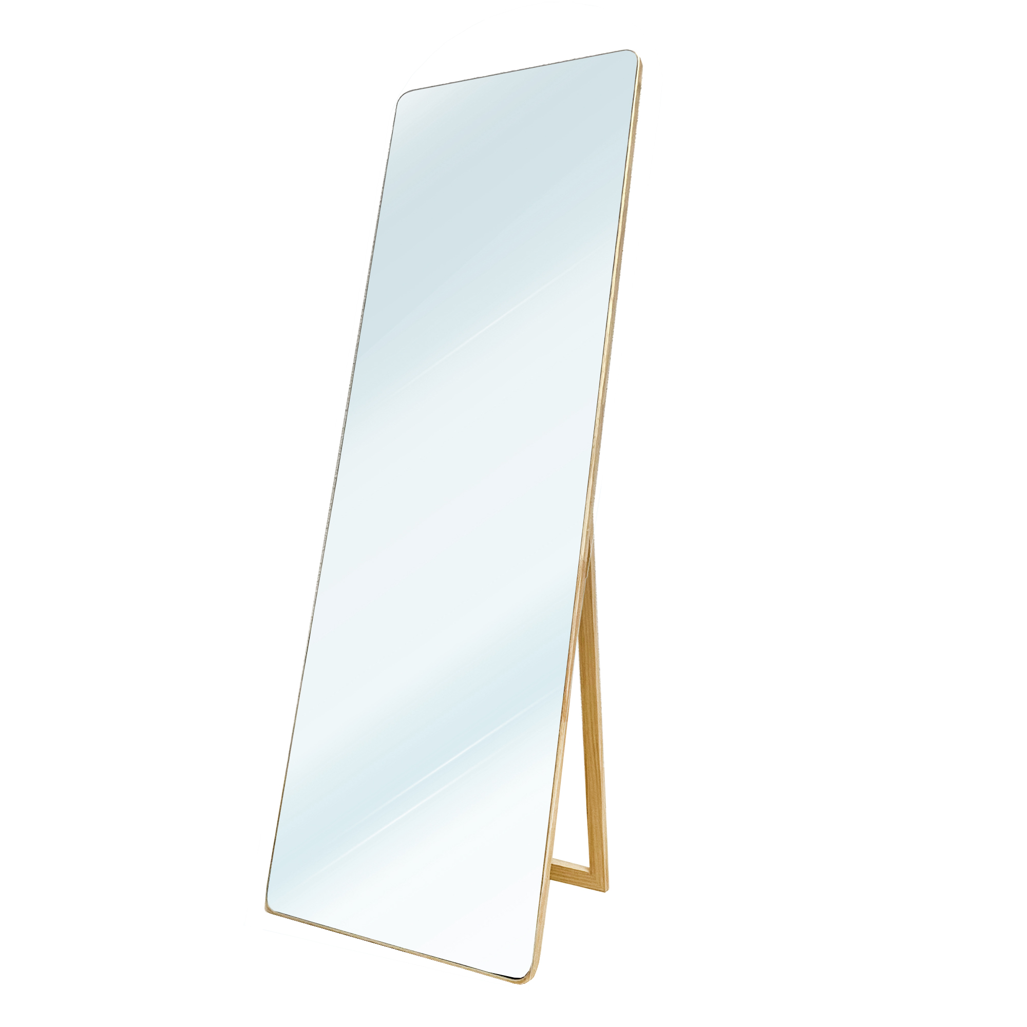 Espejo de pie en madera frame edge 150x50 cm | cuerpo entero