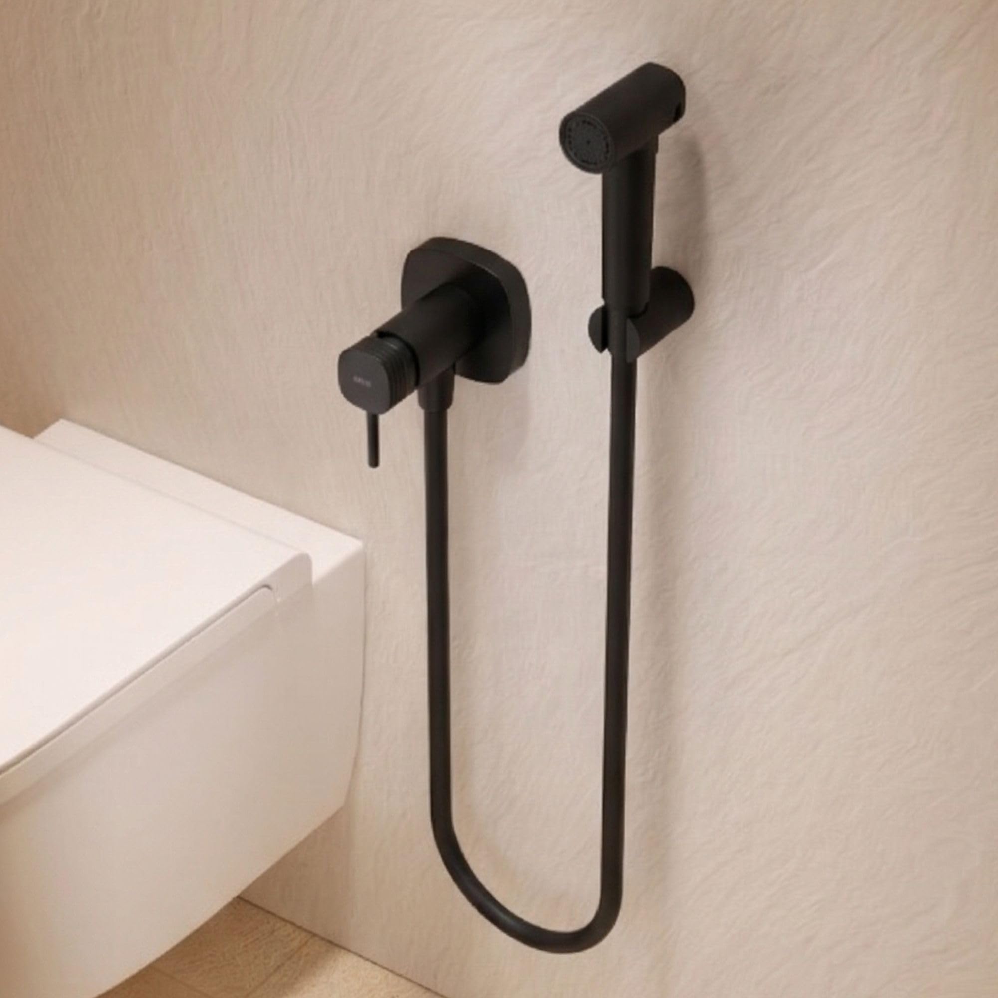 Imex - ducha bidet agua fría y caliente color negro mate serie firenze