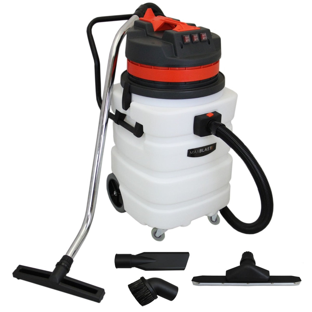 90l aspiradora industrial para limpieza de suelos secos y húmedos 3000w
