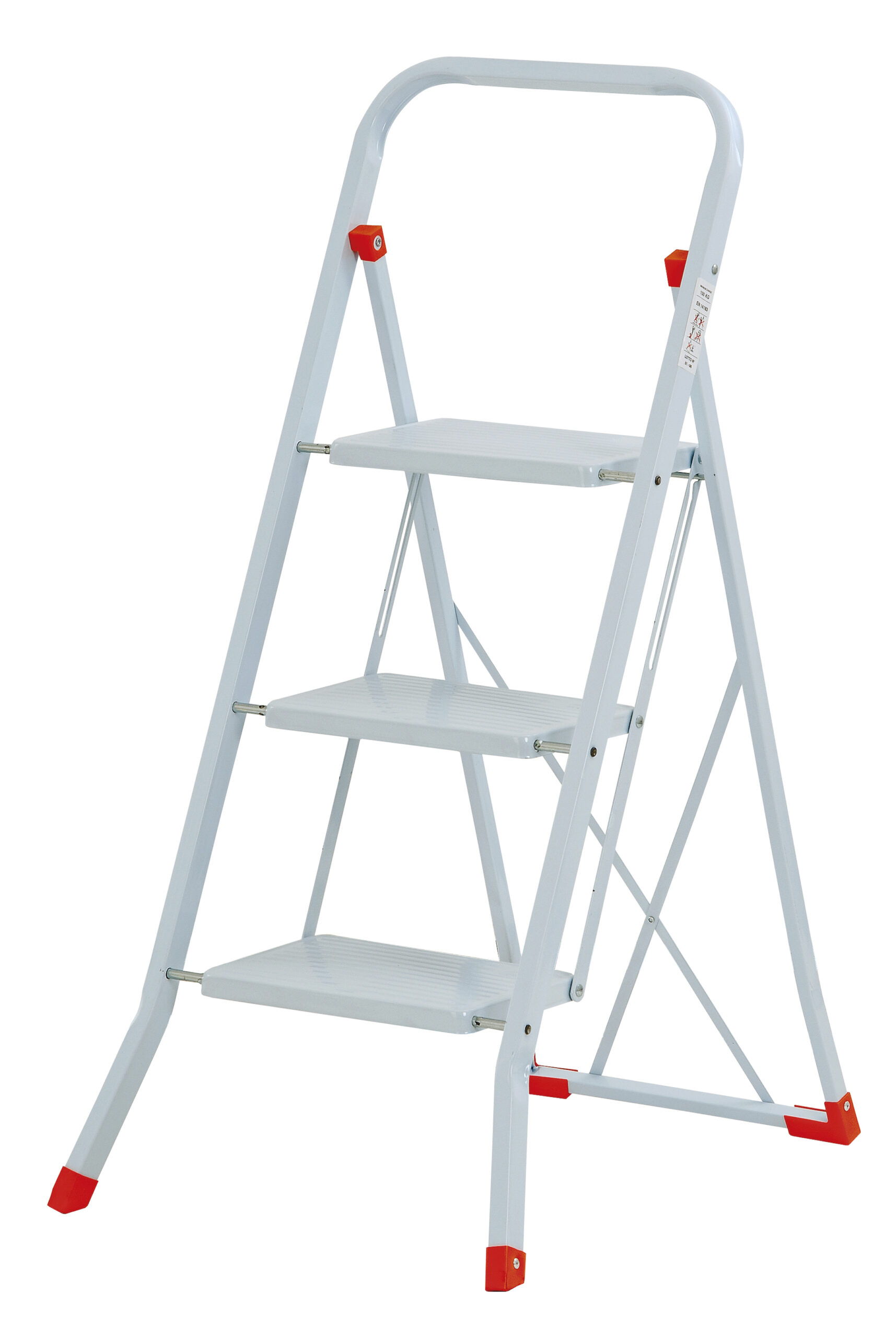 Gierre-b0060-mini escalera básica de acero sempreutile (3 peldaños)