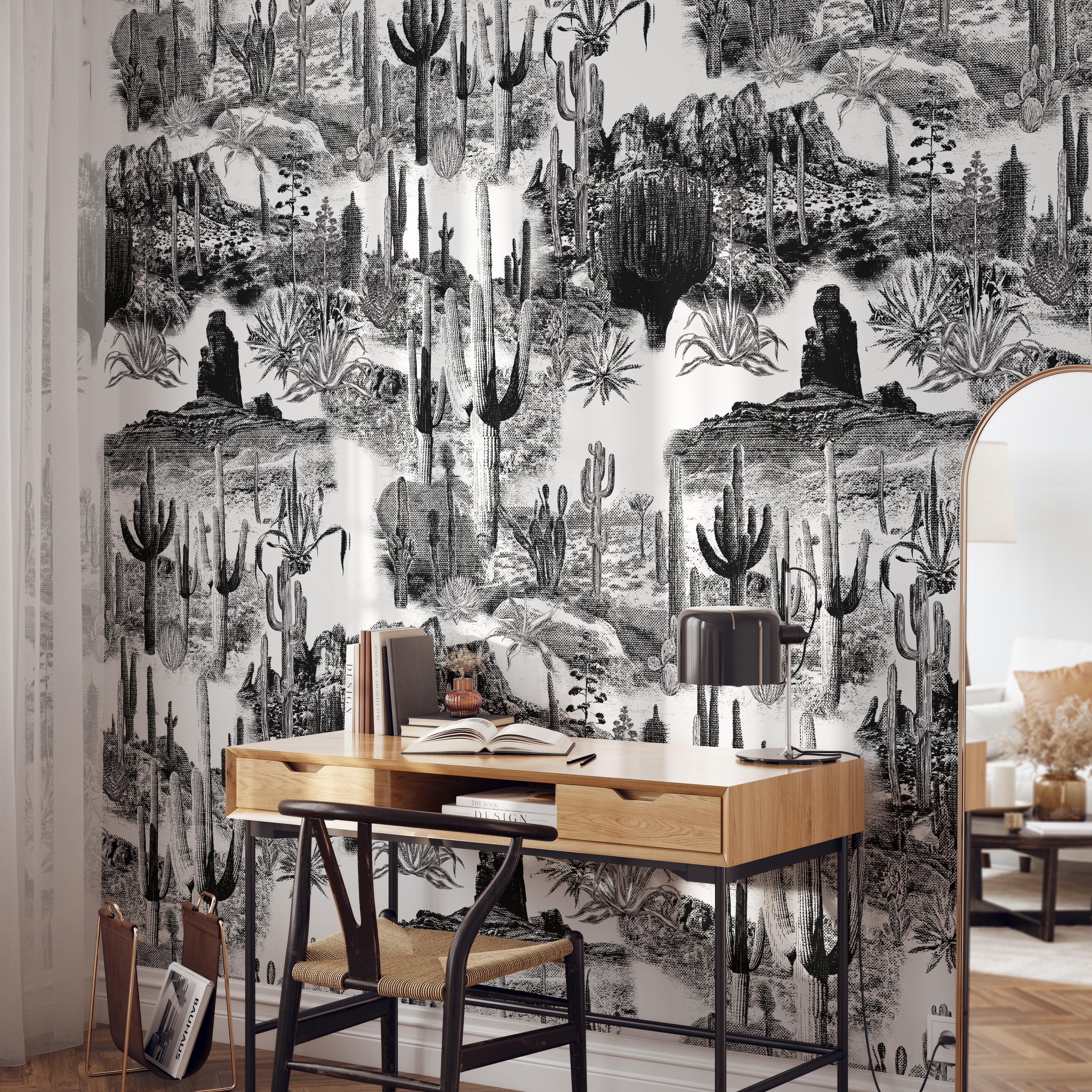 Papel pintado cactus