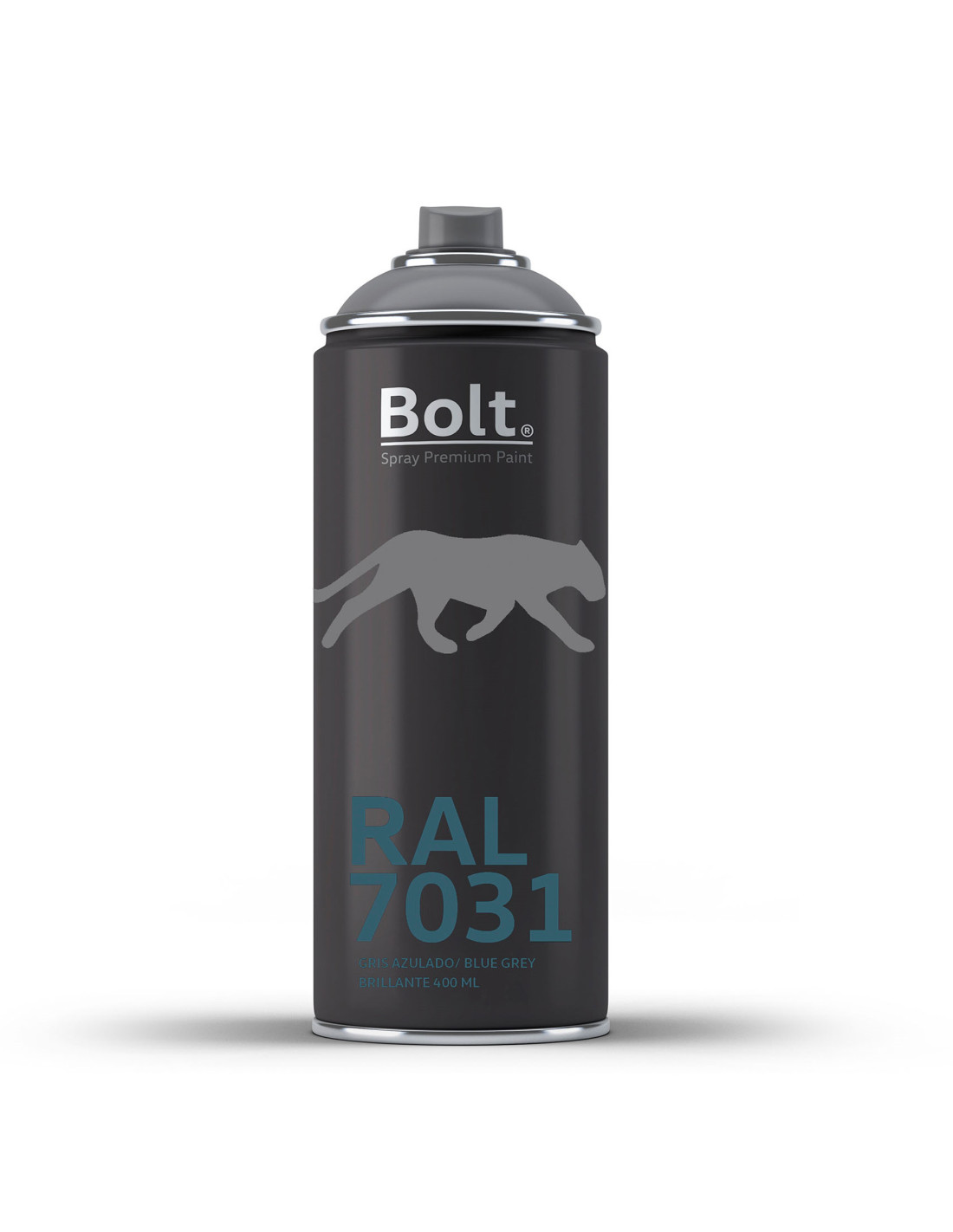 Spray bolt premium acrilico brillante ral 400 ml (ral 7031 gris azulado)