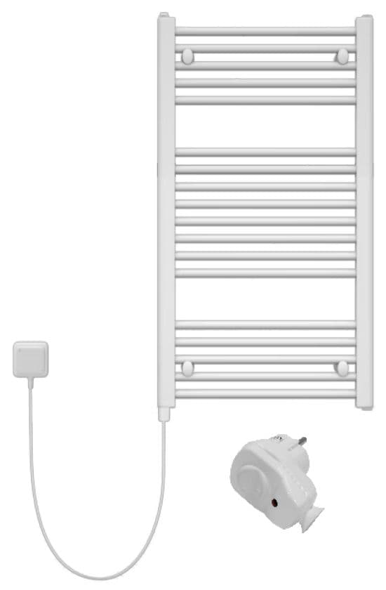 Toallero combi(agua 413w(dt=50k)+resistencia 300w)blanco 90x50cm/6m2
