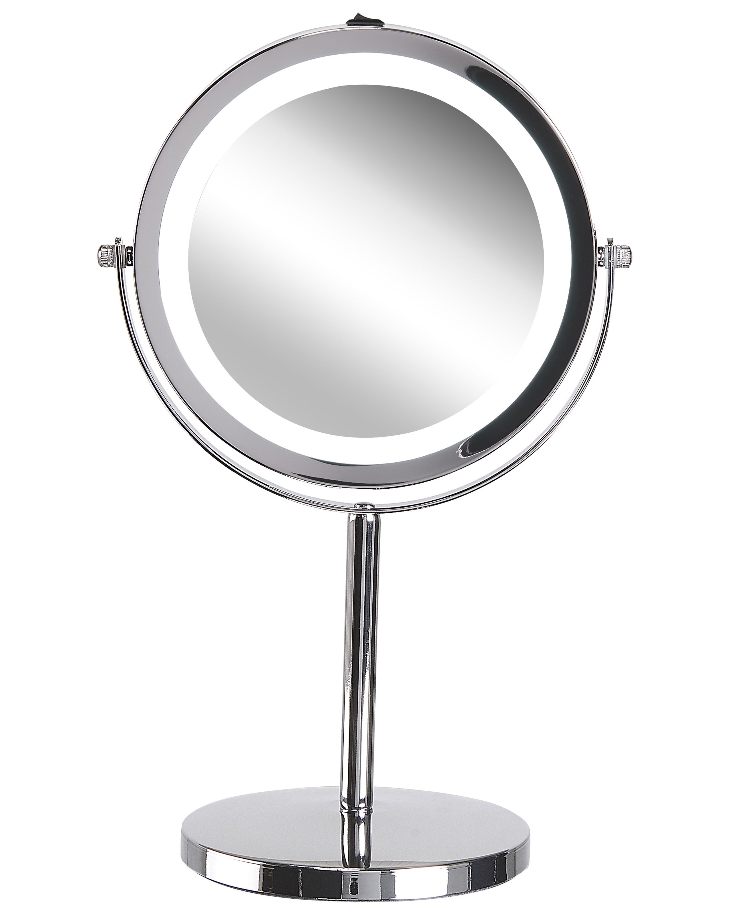 Espejo de maquillaje LED verdun plateado